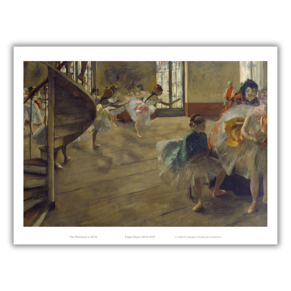 Edgar Degas: The Rehearsal Print