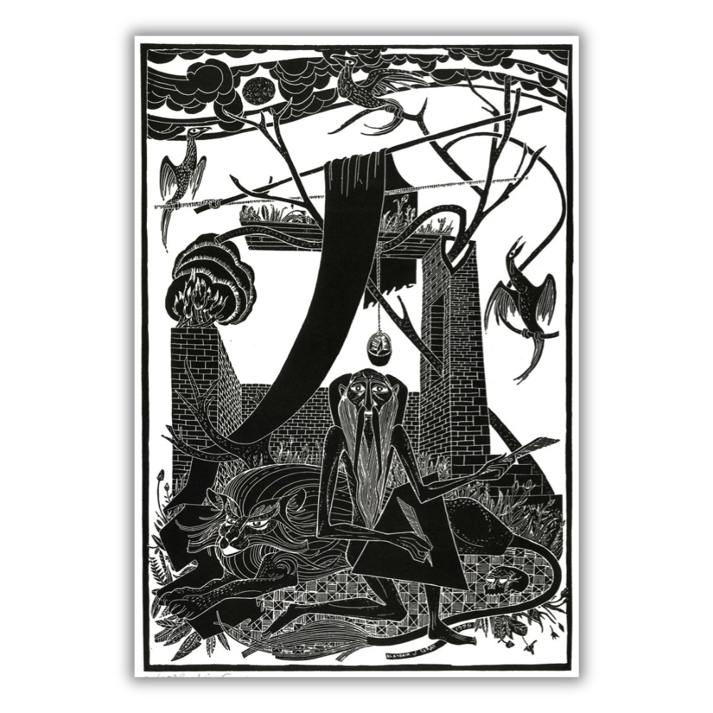 Alasdair Gray: Saint Jerome Hand Signed Limited Edition