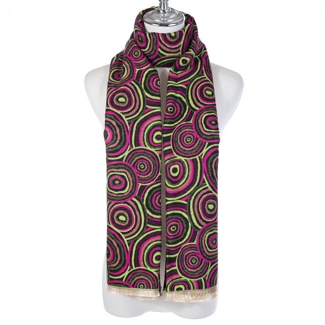 Purple Circles Scarf