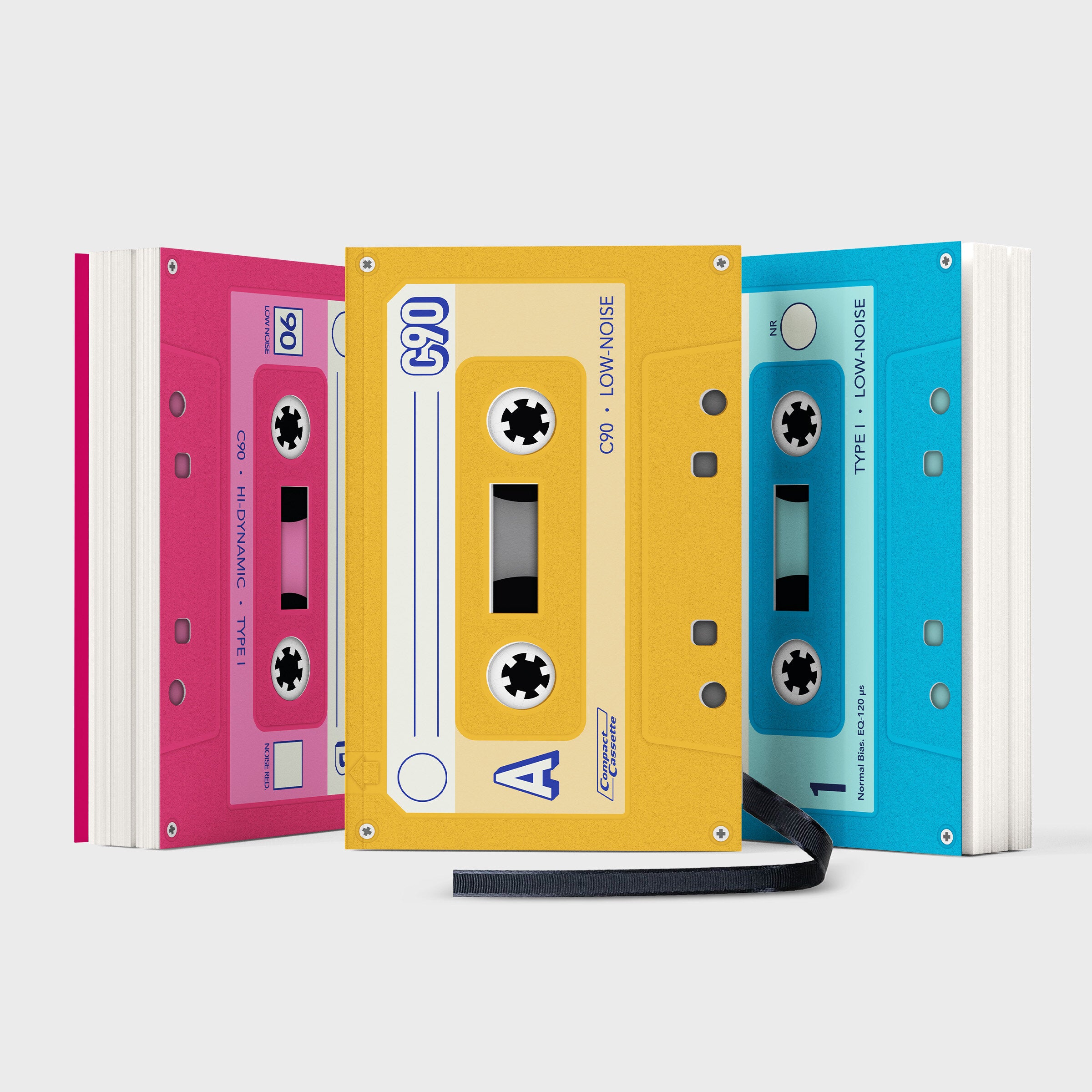 Set of 3 Mixtape Notebooks