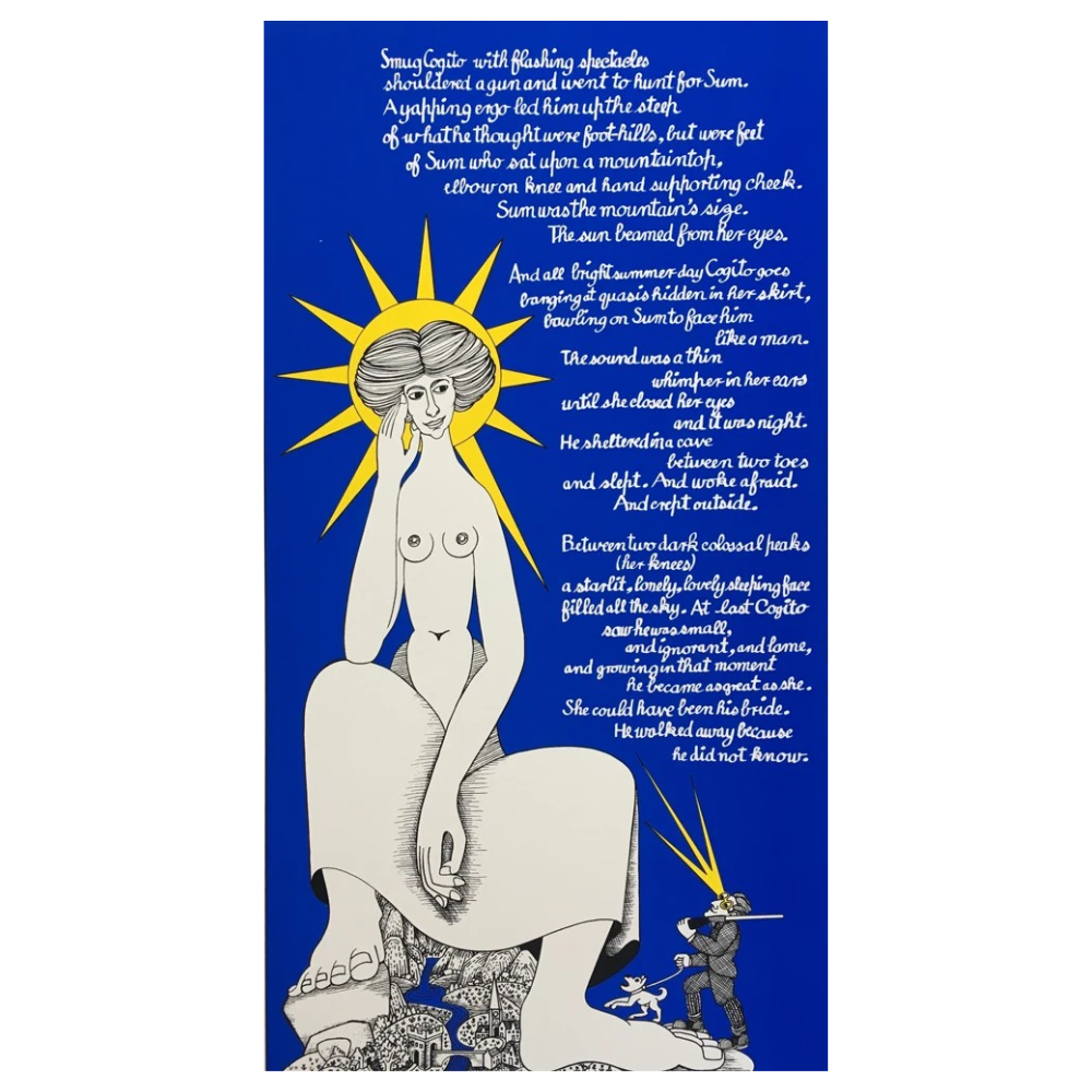 Alasdair Gray: Smug Cogito Hand Signed Limited Edition