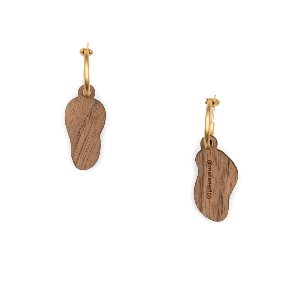 Soft Clock Hoop Earrings