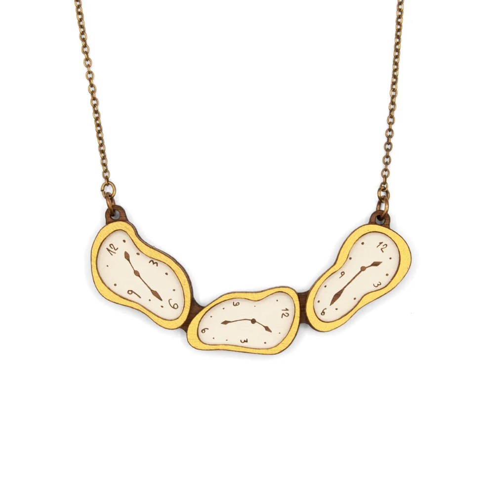 Soft Clocks Necklace