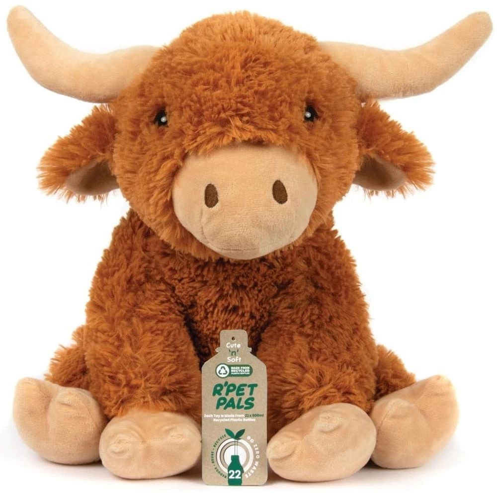 R'Pet Pals XL Sitting Hughie Highland Cow