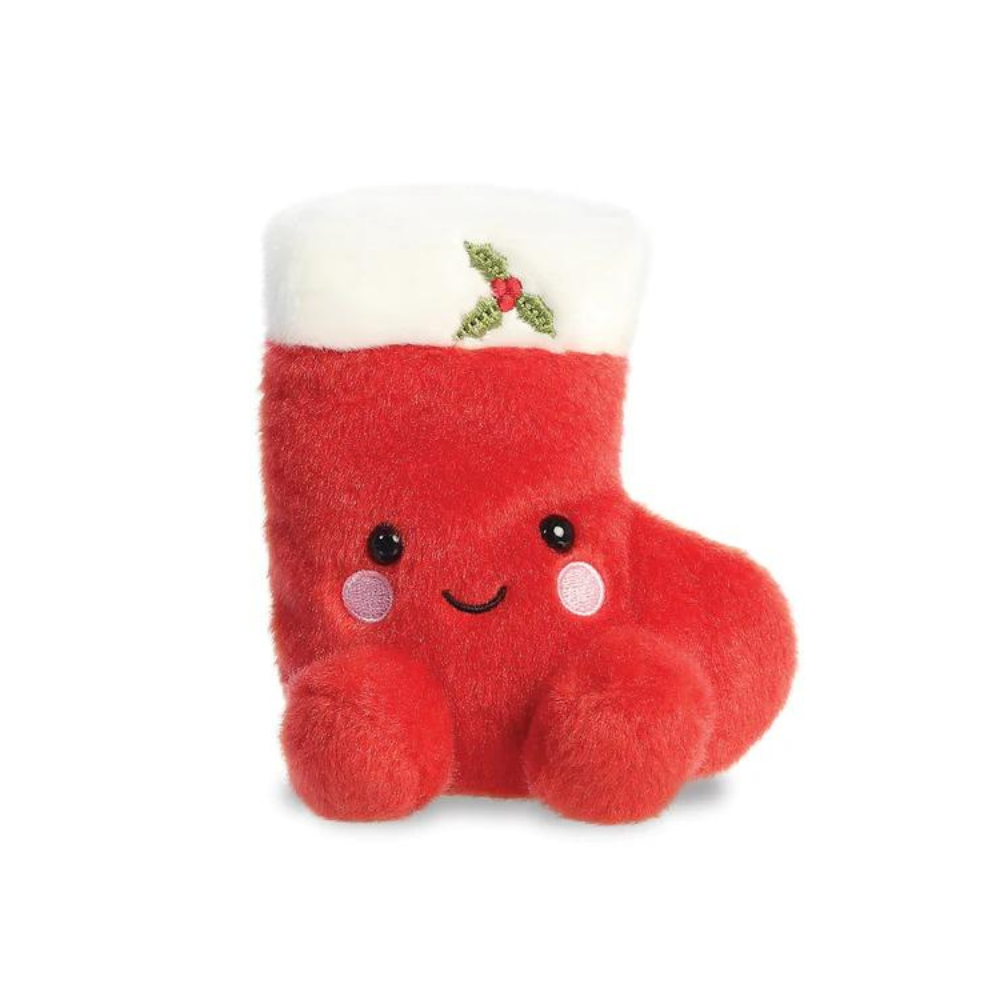 Palm Pals Holly Stocking Soft Toy