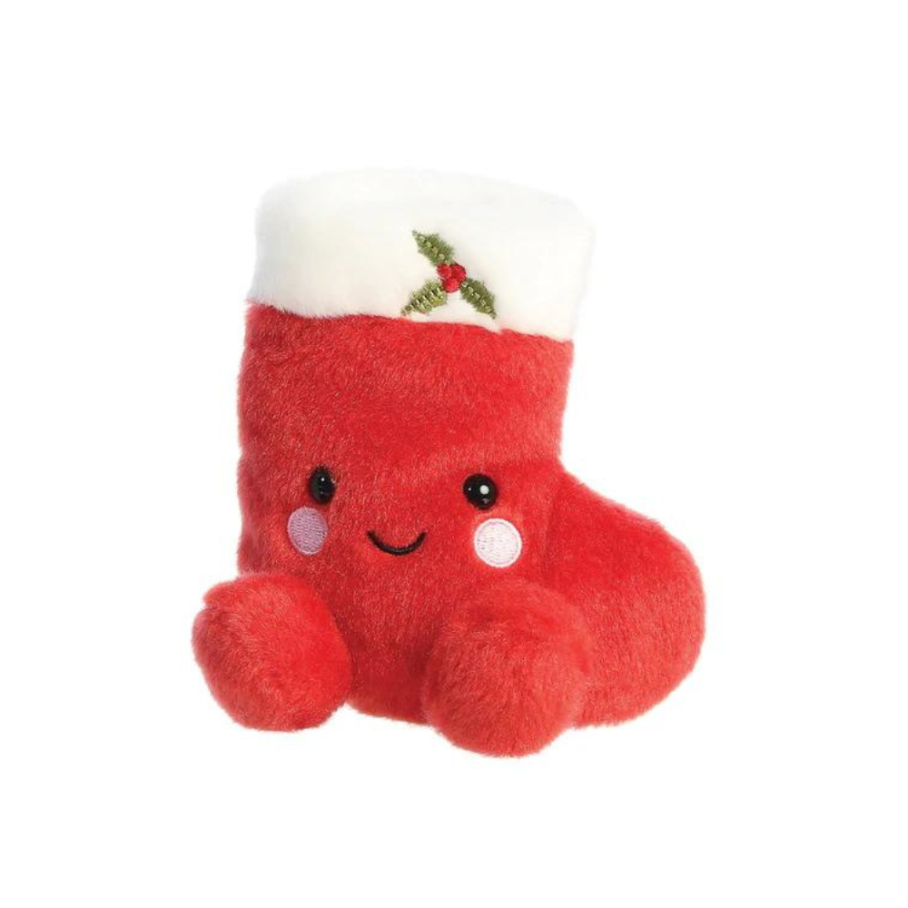 Palm Pals Holly Stocking Soft Toy