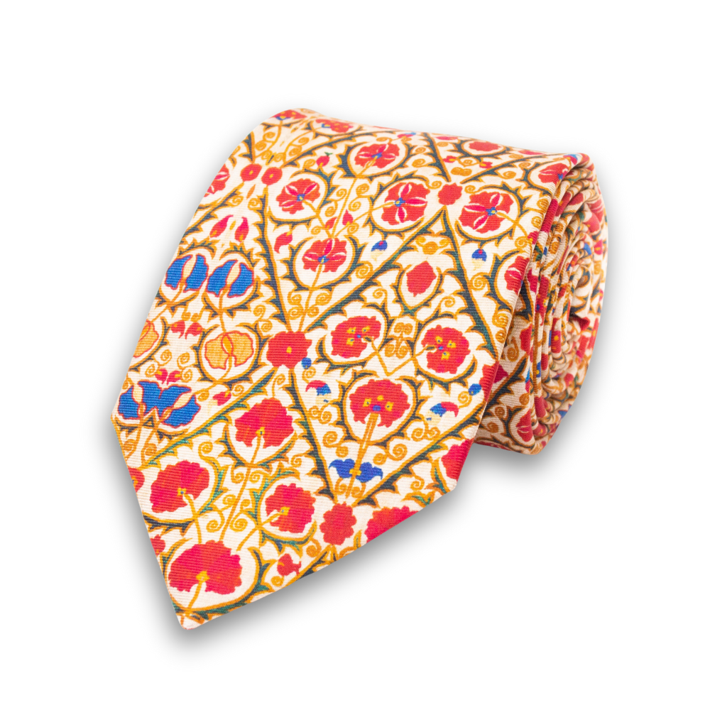 Suzani Tie - Red