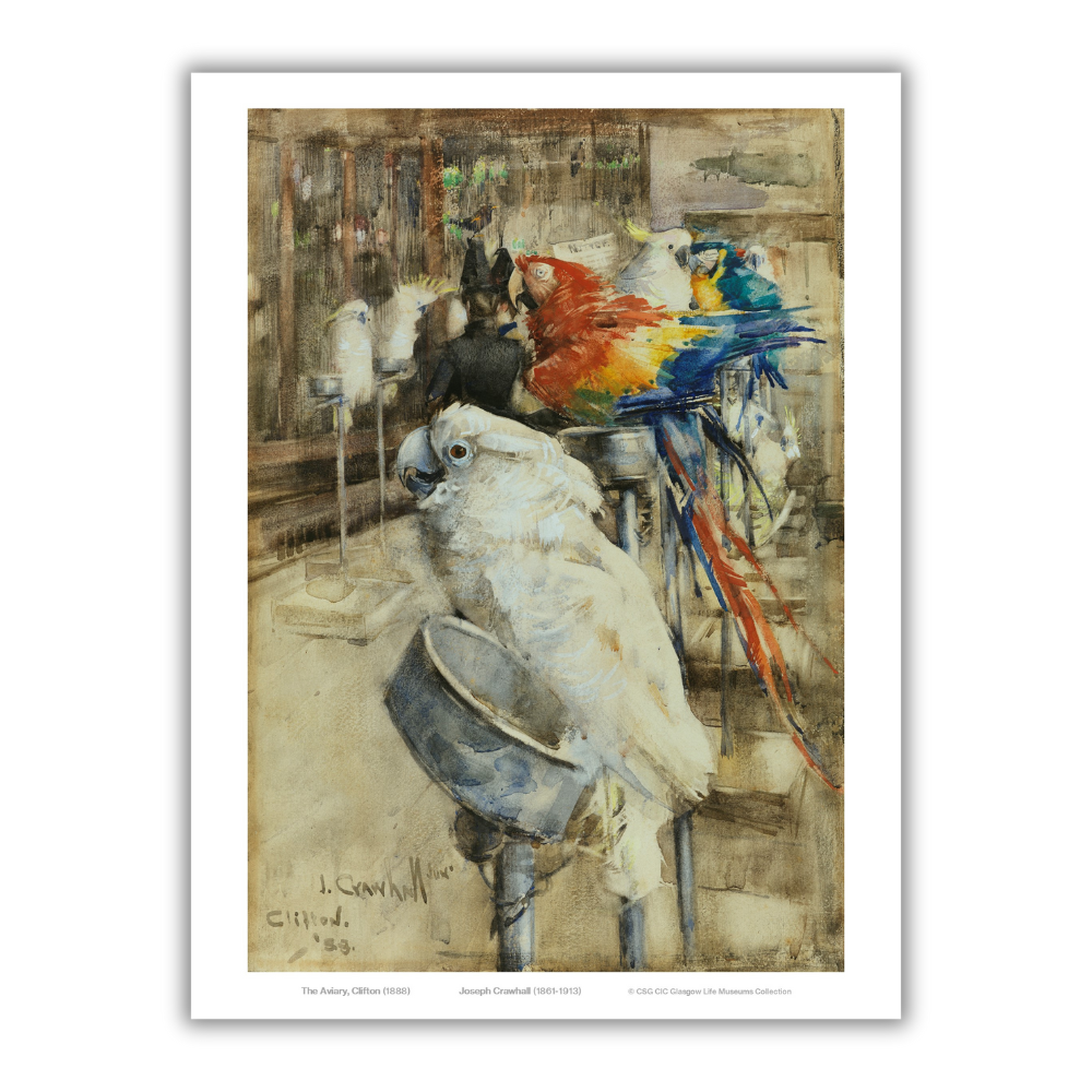 Joseph Crawhall: The Aviary, Clifton Print