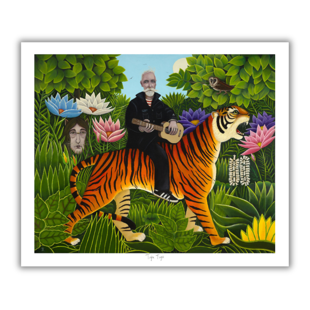 Ross Muir: Tiga Tiga Hand Signed Limited Edition Print