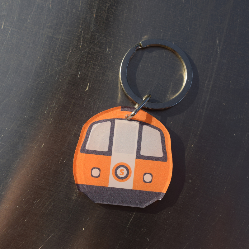 Glasgow Subway Legacy Fleet Keyring | Glasgow Life Shop