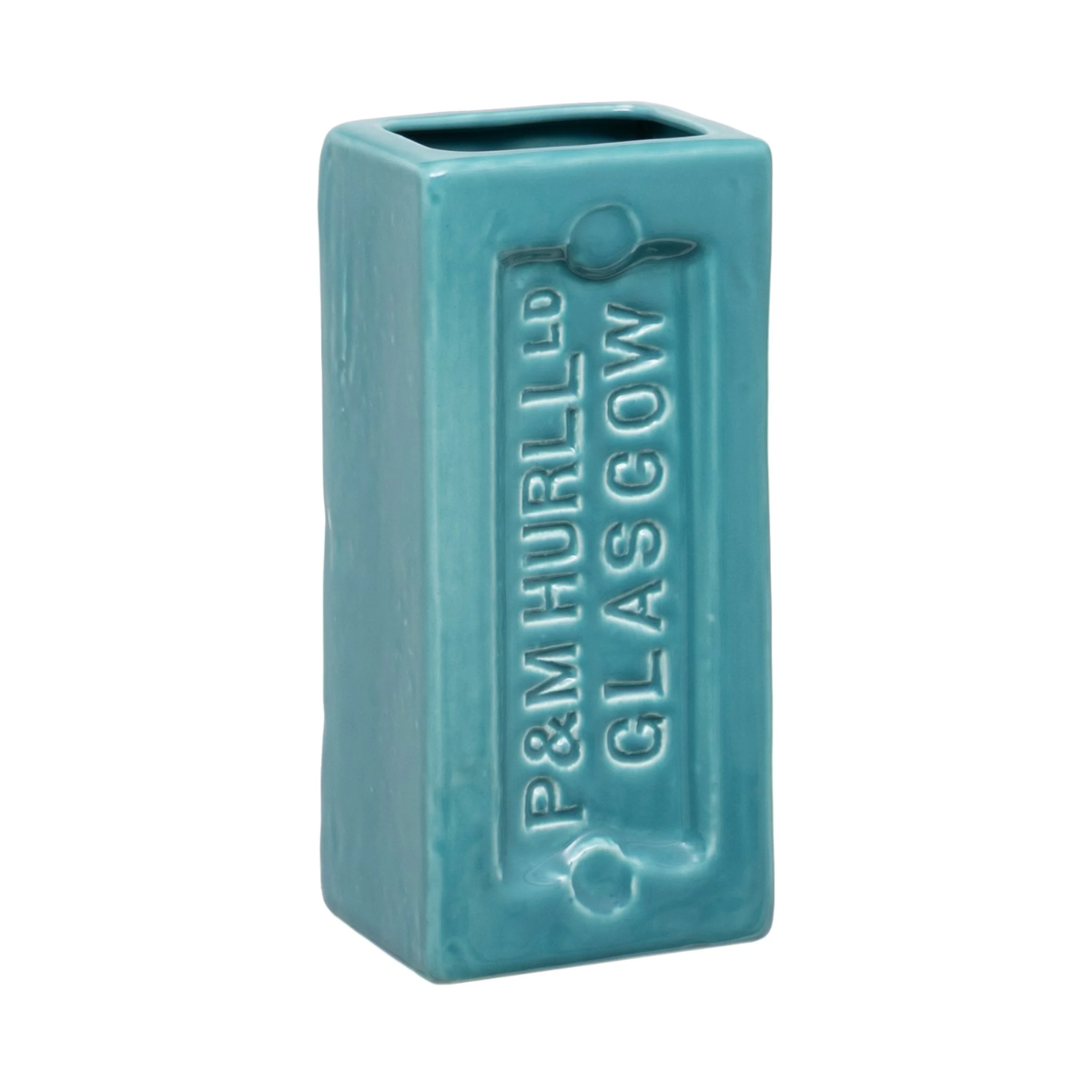 Glasgow Brick Vase - Turquoise