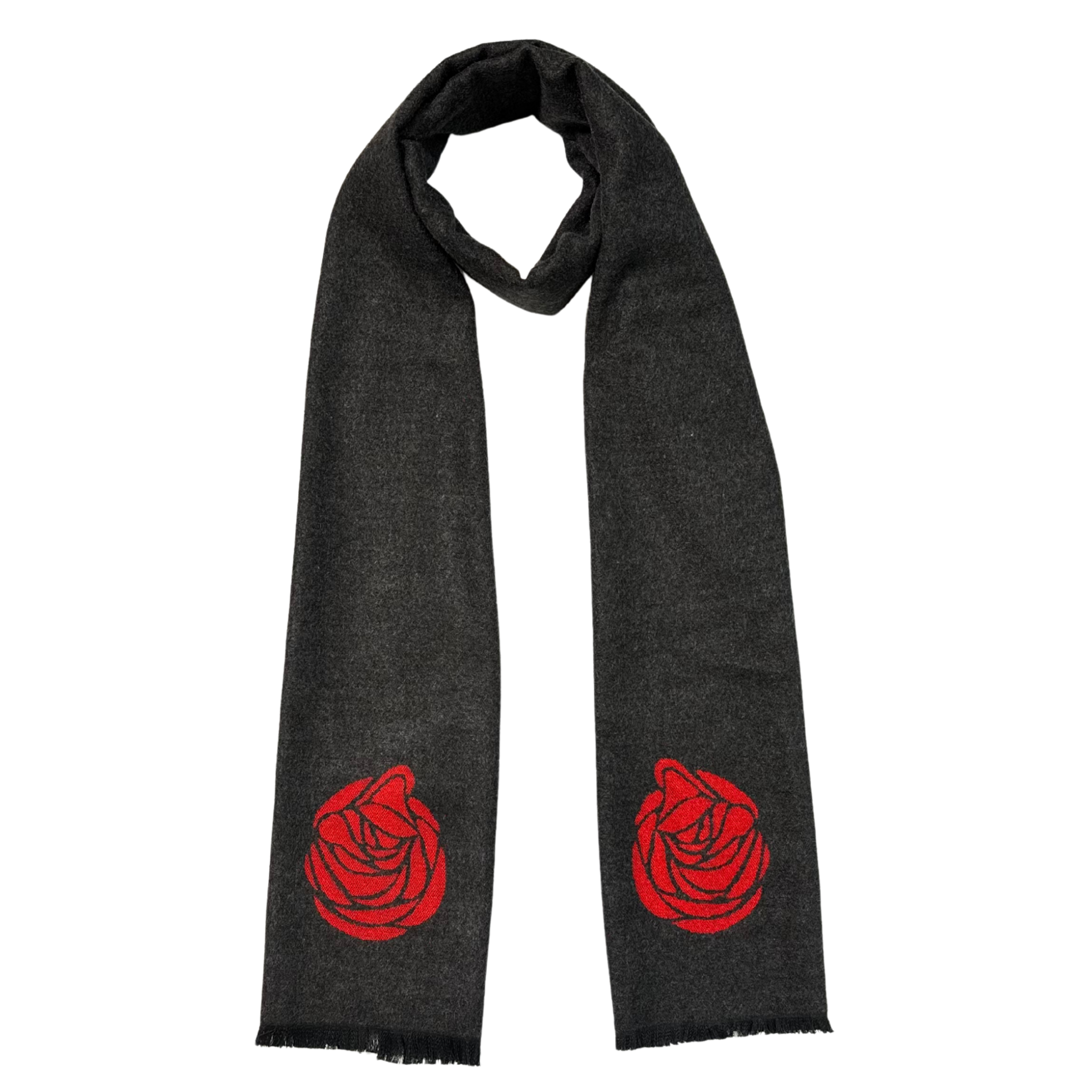 Mackintosh Inspired Two Tone Rose Scarf