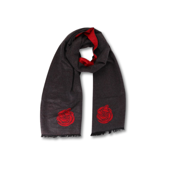 Mackintosh Inspired Two Tone Rose Scarf