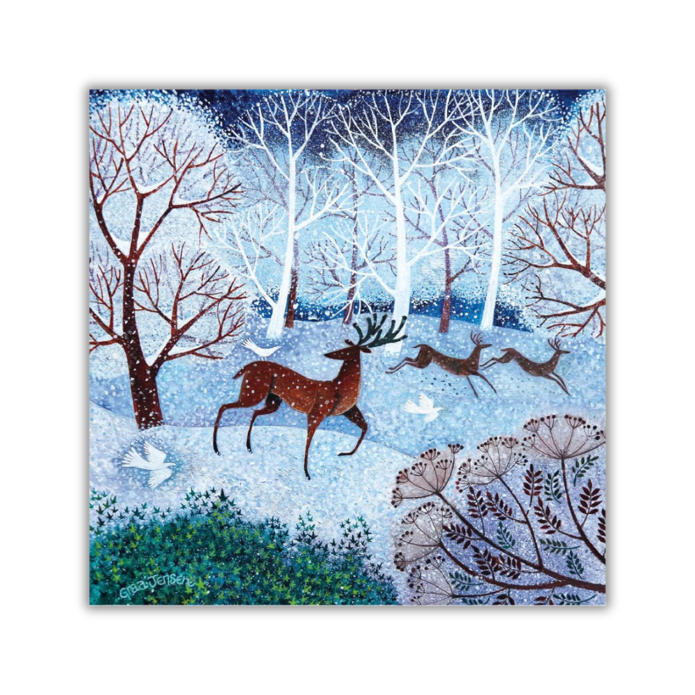 Winter Forest Christmas Cards - 5 Pack