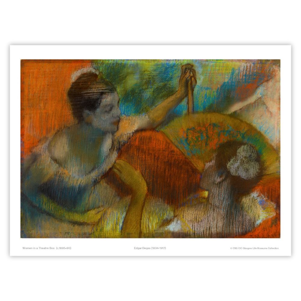 Edgar Degas: Women in a Theatre Box Print