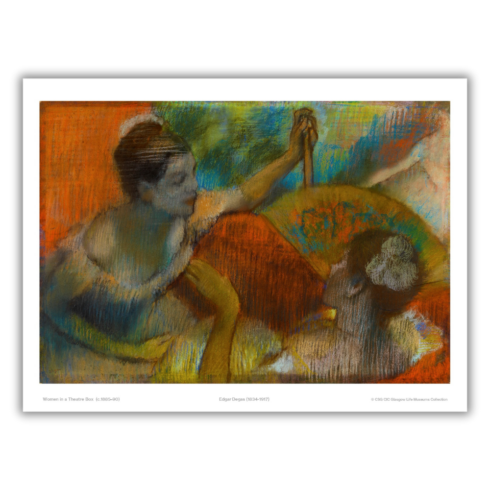 Edgar Degas: Women in a Theatre Box Print