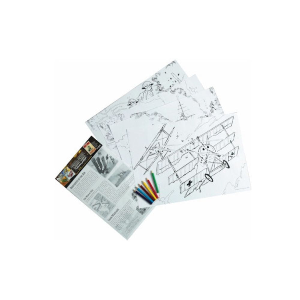 World War 1 Educational Colouring Poster Set