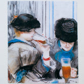 Women Drinking Beer Lens Cloth