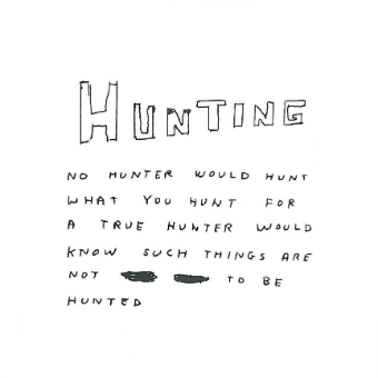 David Shrigley Hunting Gift Card