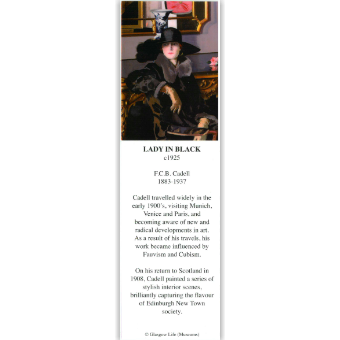 Lady in Black Bookmark