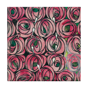 Mackintosh Pink Rose Magnet