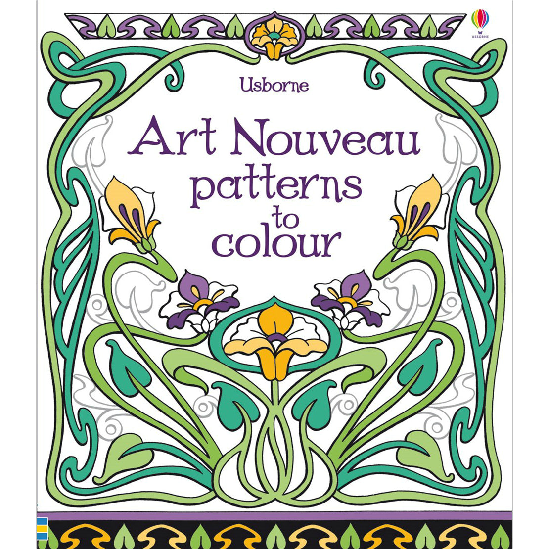 Art Nouveau Patterns to Colour