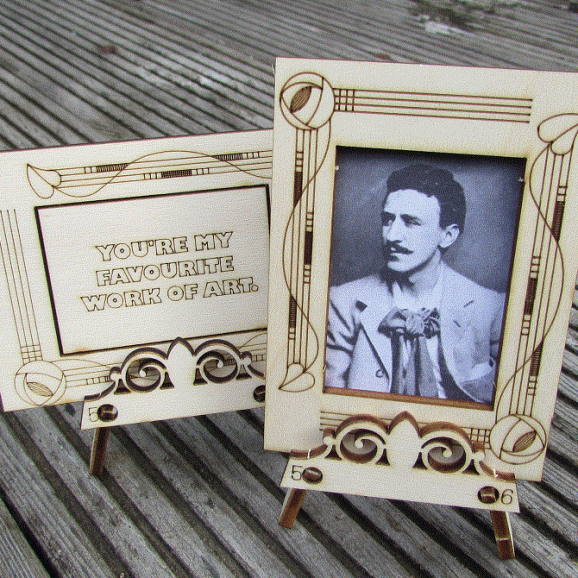 Charles Rennie Mackintosh Frame and Easel Card