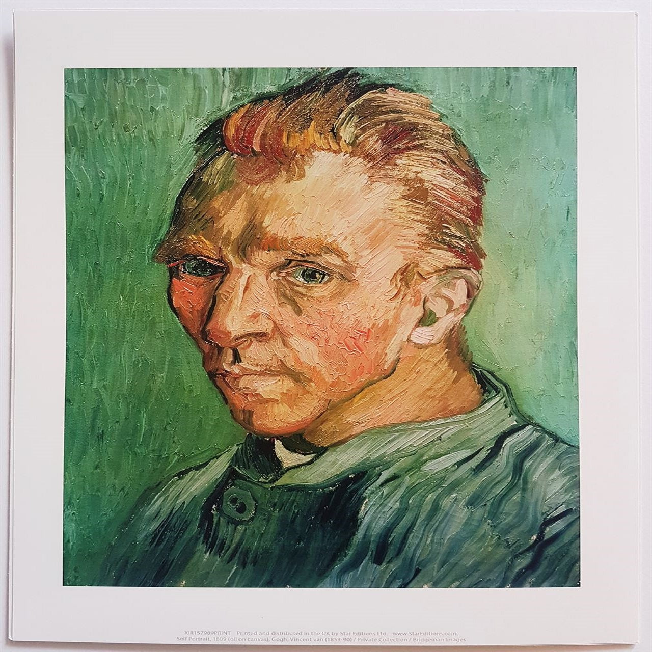 Vincent Van Gogh Self Portrait without Beard Print