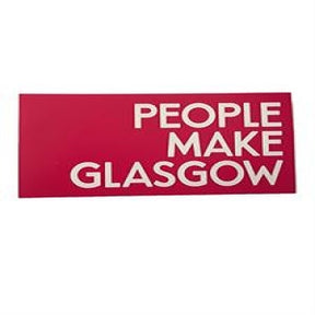 People Make Glasgow Vinyl Sticker