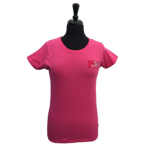 People Make Glasgow Ladies Pink Fitted T-Shirt