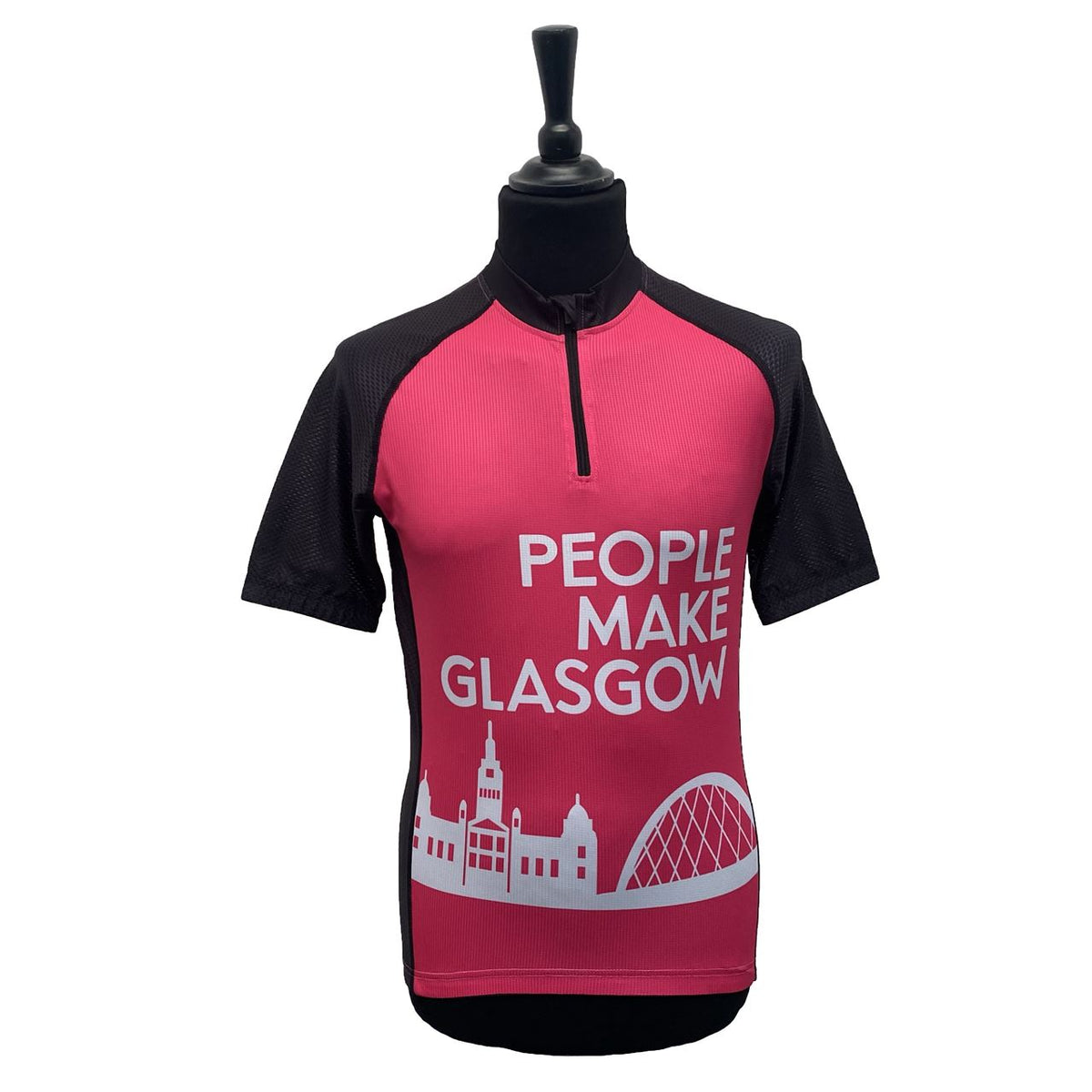 People Make Glasgow Cycle Jersey Pink