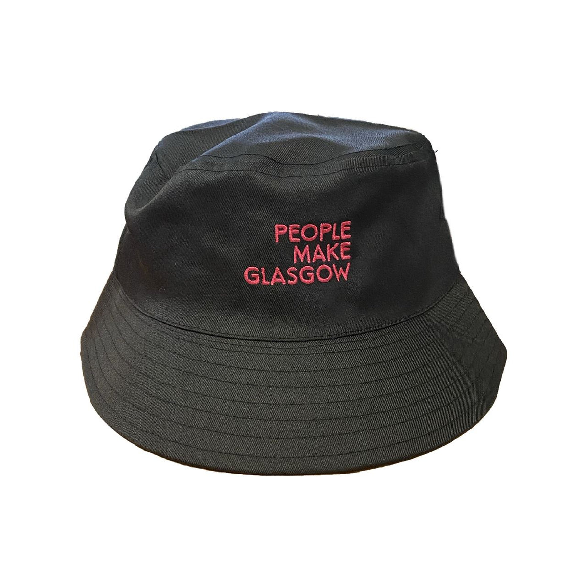 People Make Glasgow Black/Pink Bucket Hat