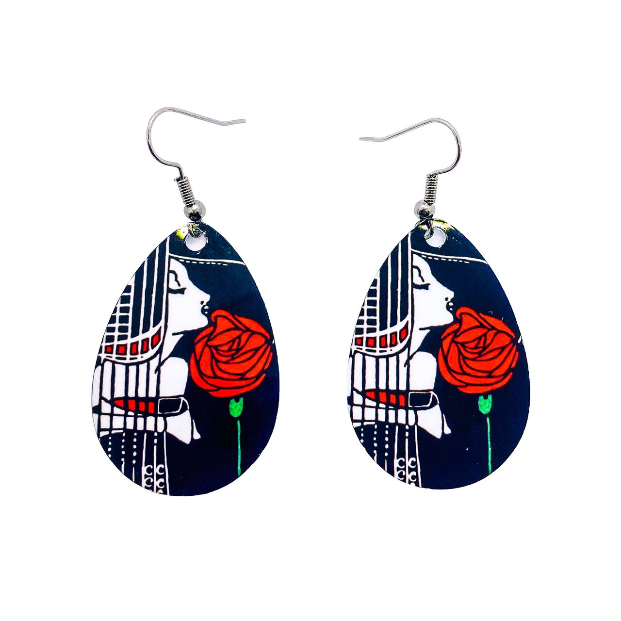 Menu Card Aluminium Earrings