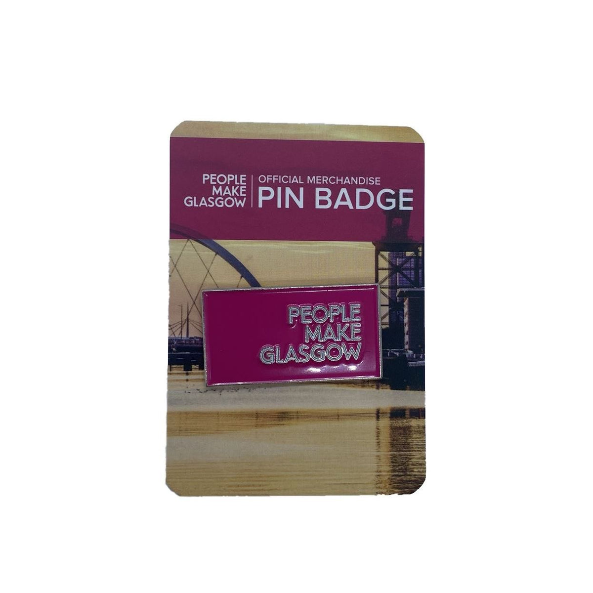 People Make Glasgow Pin Badge