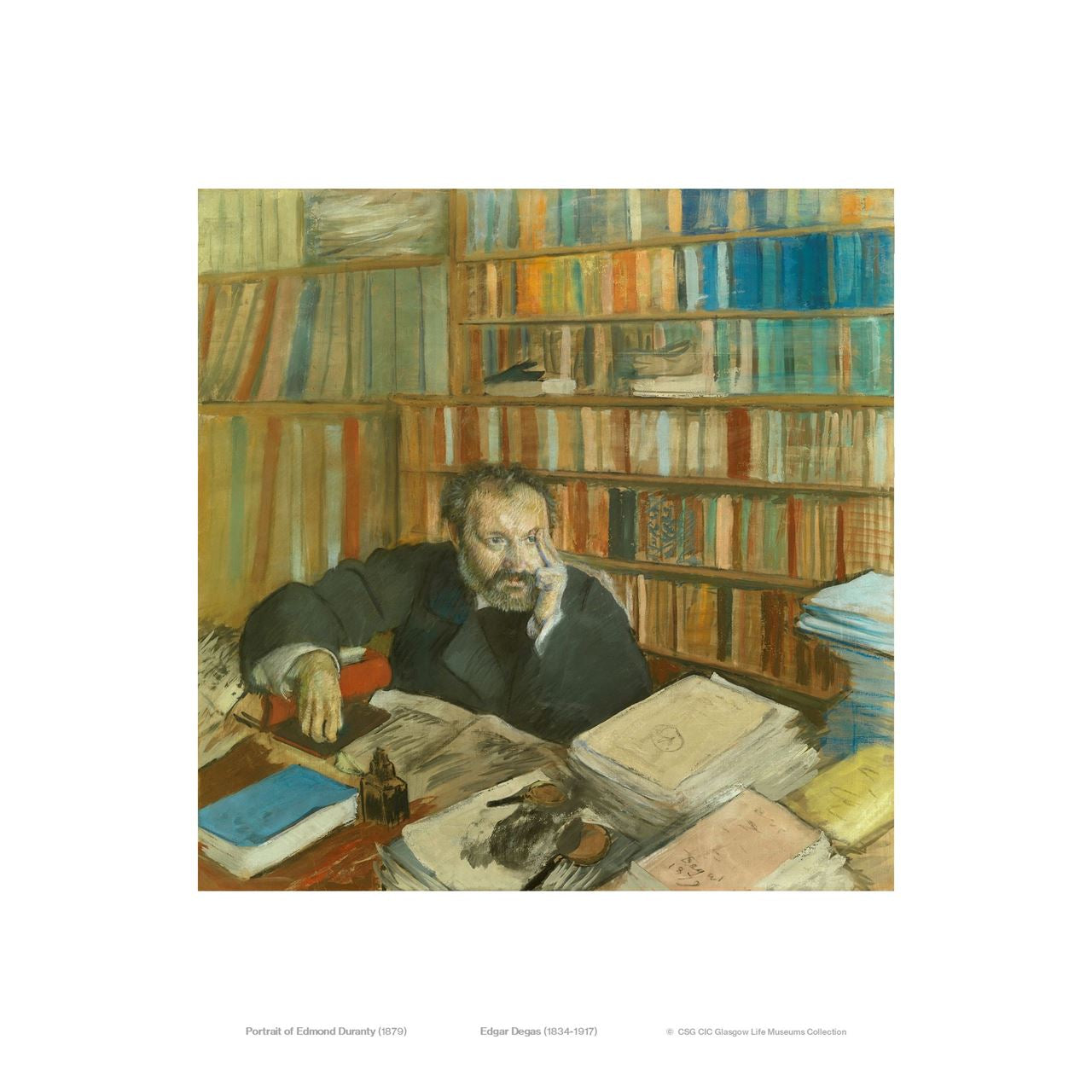 Edgar Degas: Edmund Duranty Print