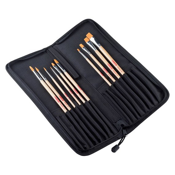 Paintbrush Set & Organizer