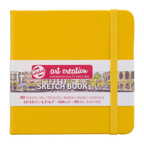 12x12cm Sketch Book - Yellow