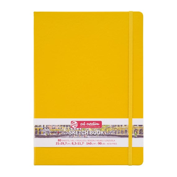 21x29.7cm Sketch Book - Yellow