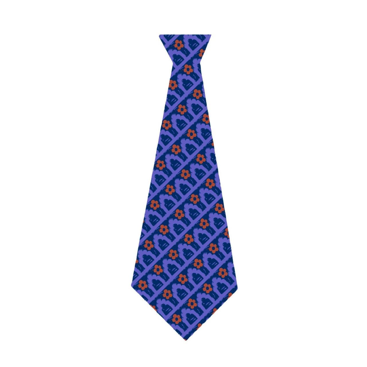 Rory Hutton Burrell Inspired Neck Tie - Red Flower