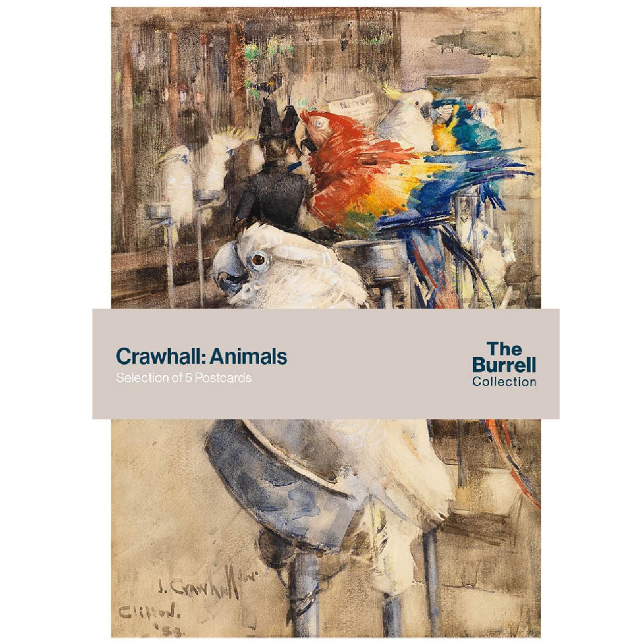 Crawhall Animals - 5 Pack of Postcards