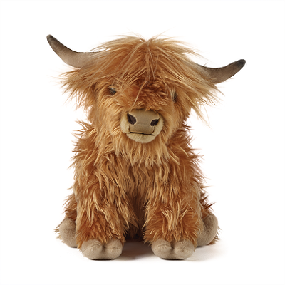 Highland Cow With Sound 22cm