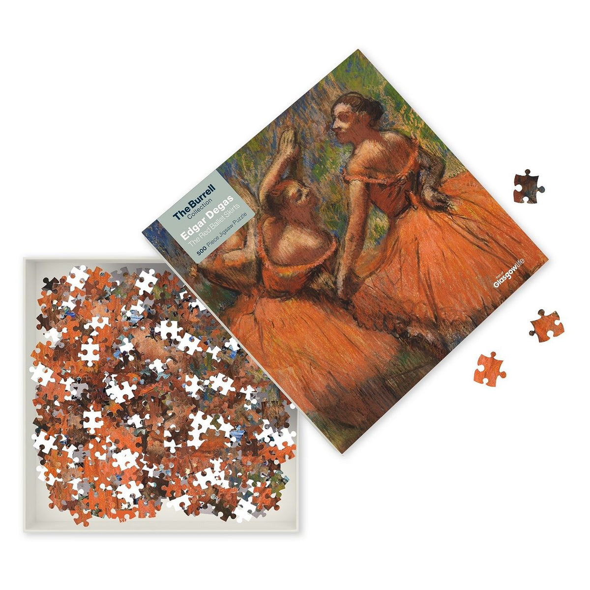 Edgar Degas: Red Ballet Skirts Jigsaw