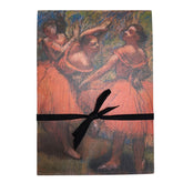 Edgar Degas: Red Ballet Skirts A4 Sketchbook
