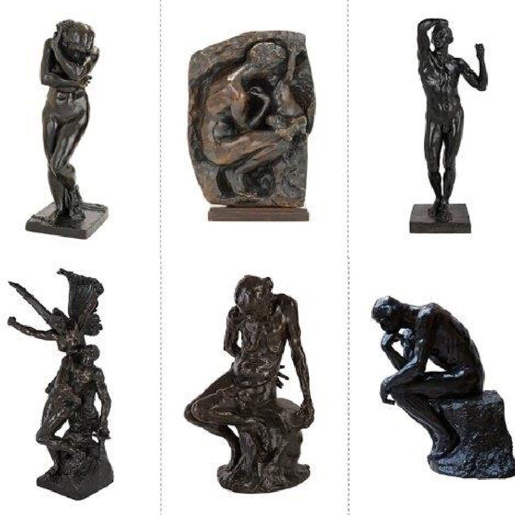 Rodin Sculptures - Concertina Postcard Set