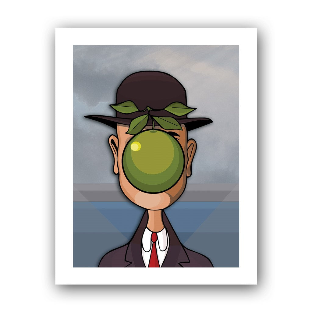 Cartoon Artist Print: Apple