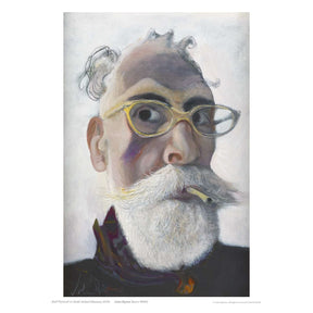 John Byrne: Self Portrait in Gold Tinted Glasses Print