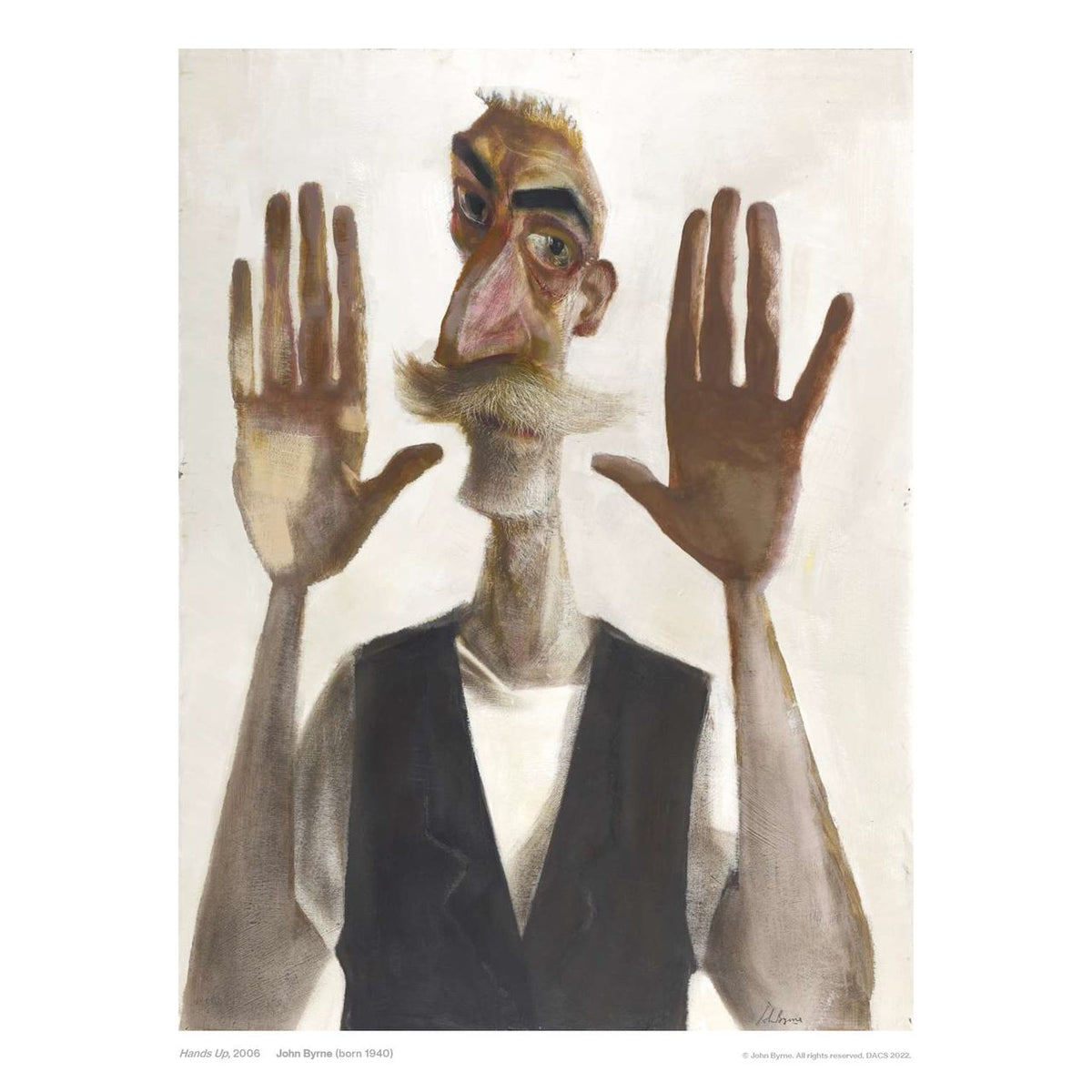 John Byrne: Hands Up Print