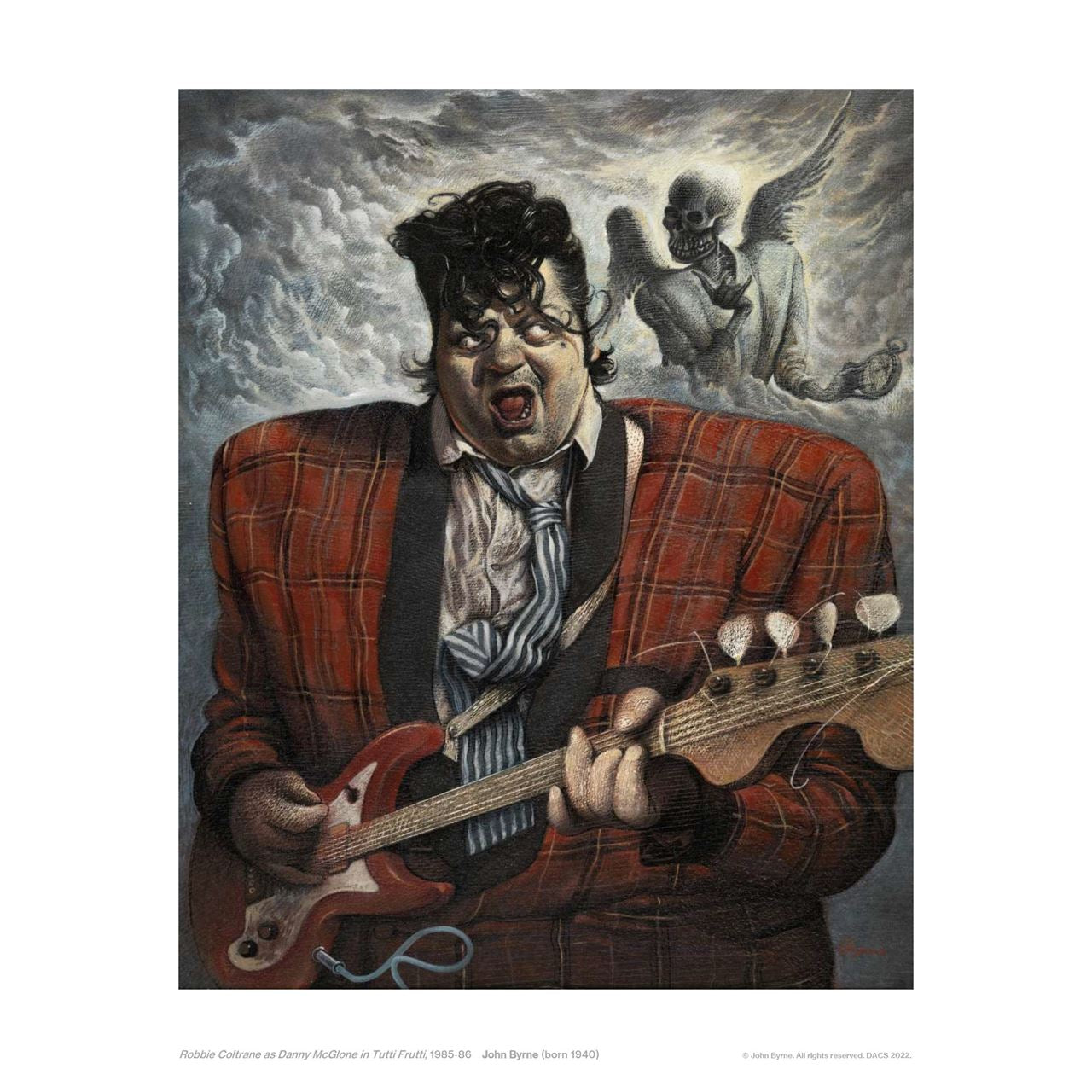 John Byrne: Robbie Coltrane as Danny McGlone Hand Signed Limited Edition Print