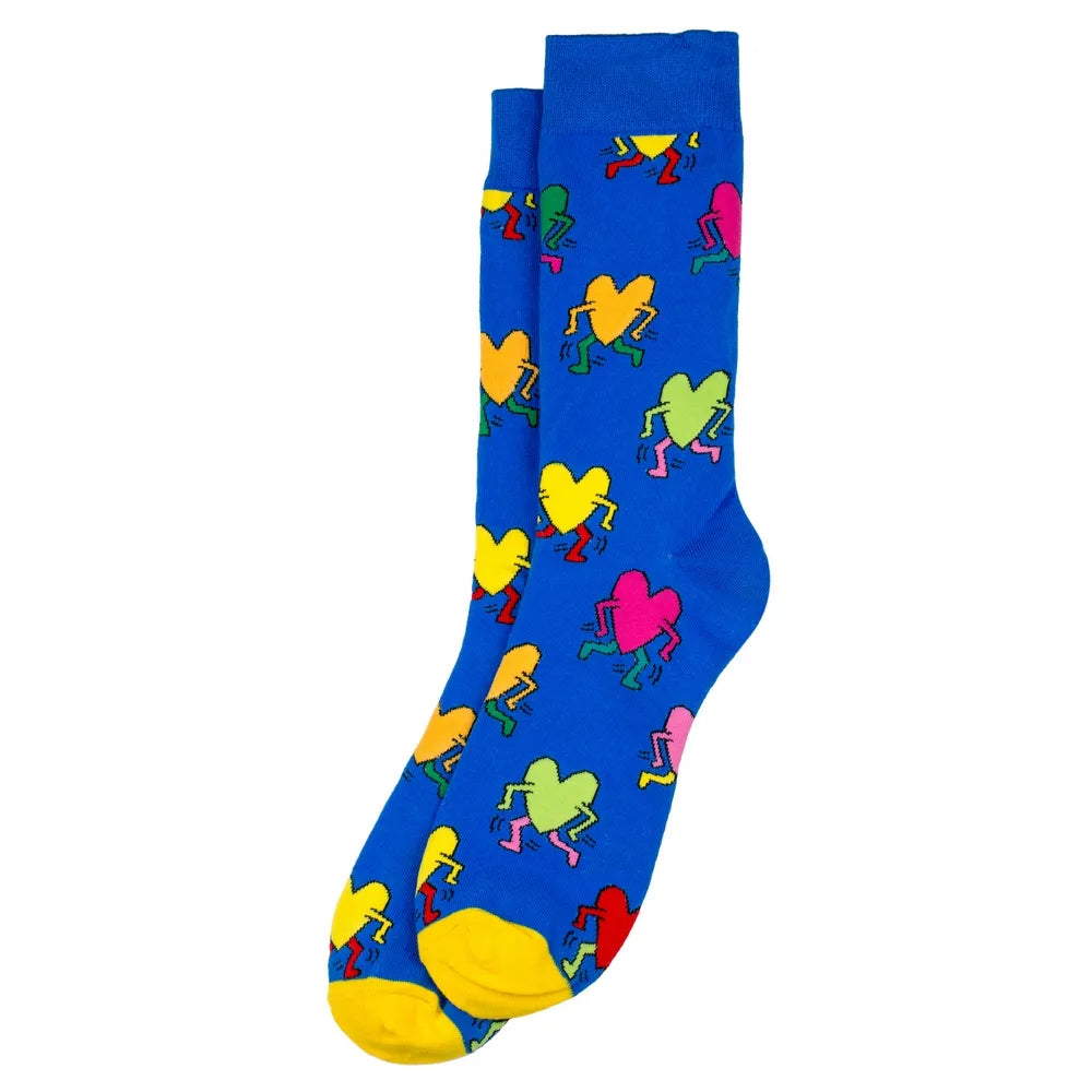 Keith Haring Inspired Socks