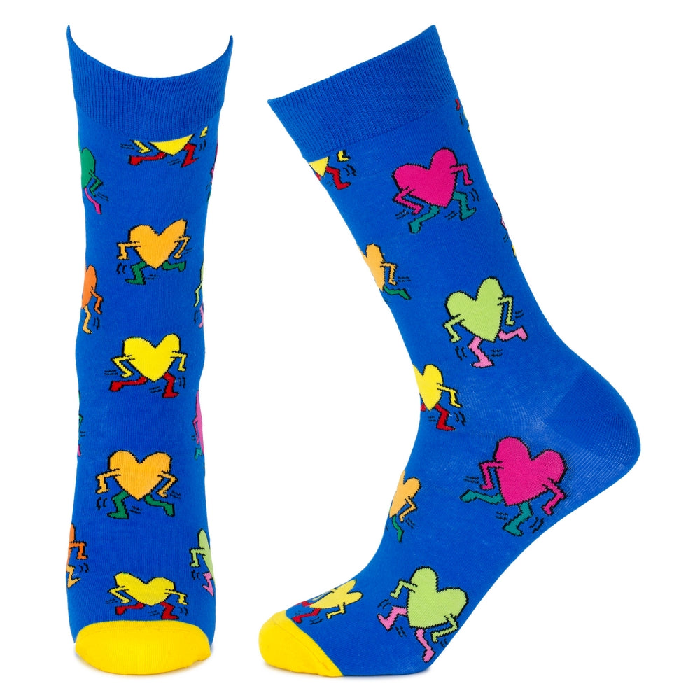 Keith Haring Inspired Socks